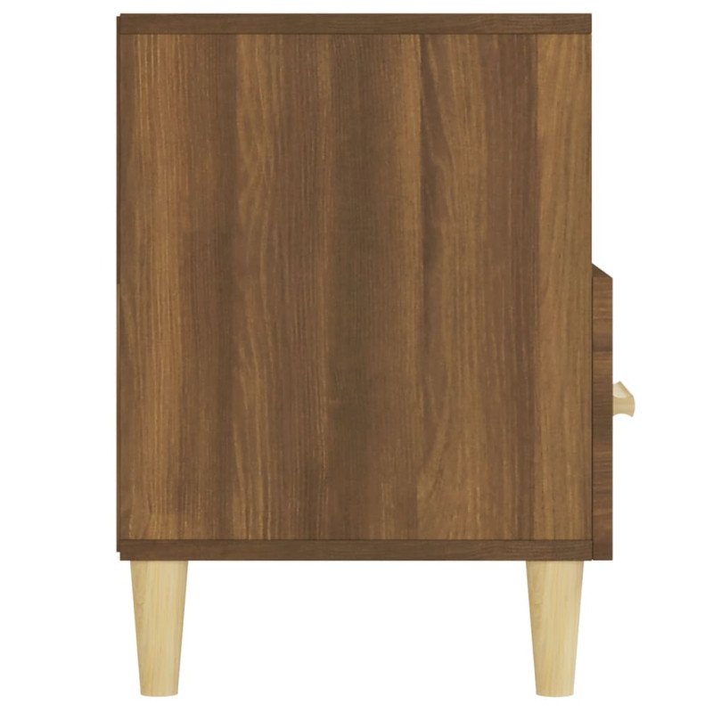 vidaXL TV skrinka hnedý dub 102x36x50 cm spracované drevo