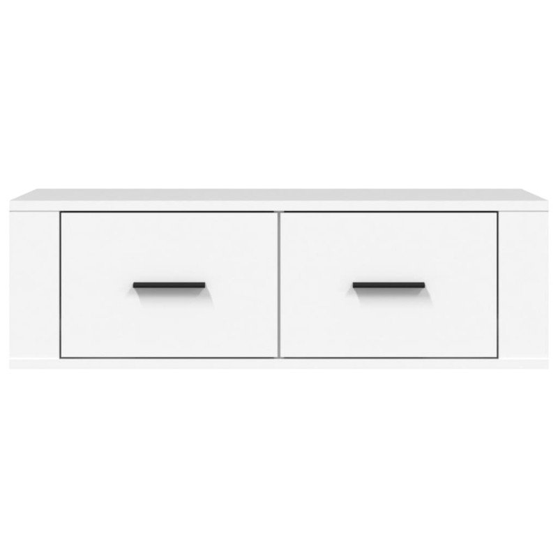 vidaXL Závesná TV skrinka biela 80x36x25 cm spracované drevo