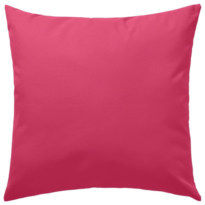 vidaXL Vankúš do exteriéru 4 ks 45x45 cm ružový
