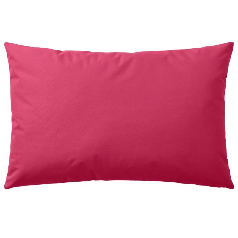 vidaXL Vankúše do exteriéru 4 ks 60x40 cm ružové