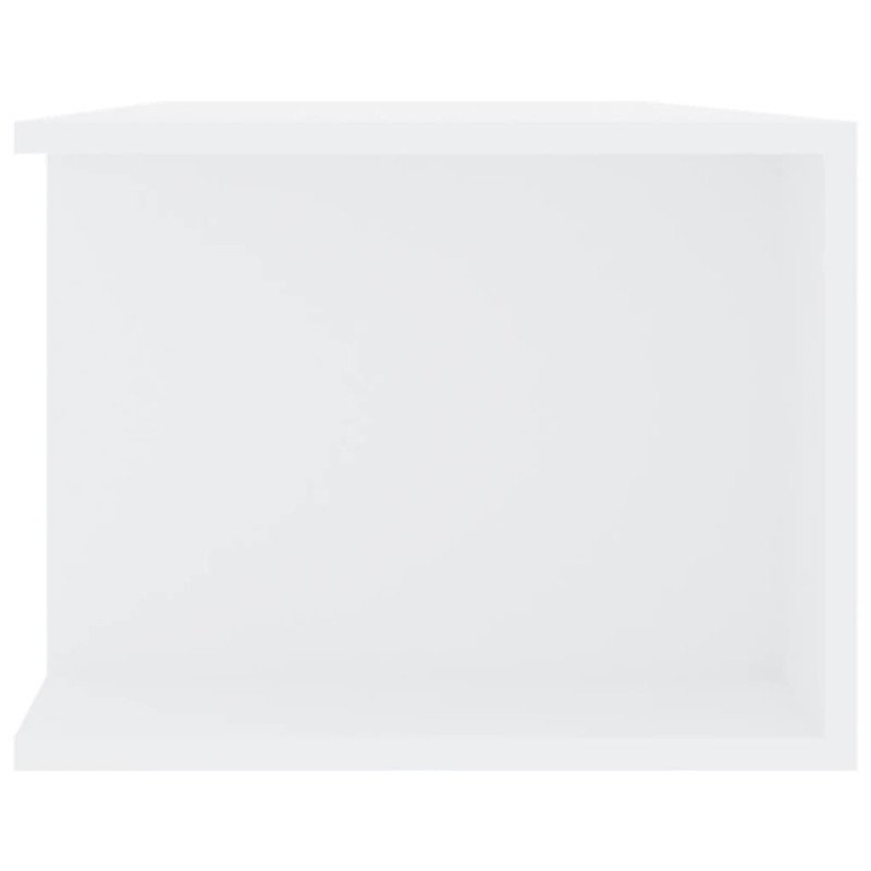 vidaXL TV skrinka s LED svetlami biela 135x39x30 cm