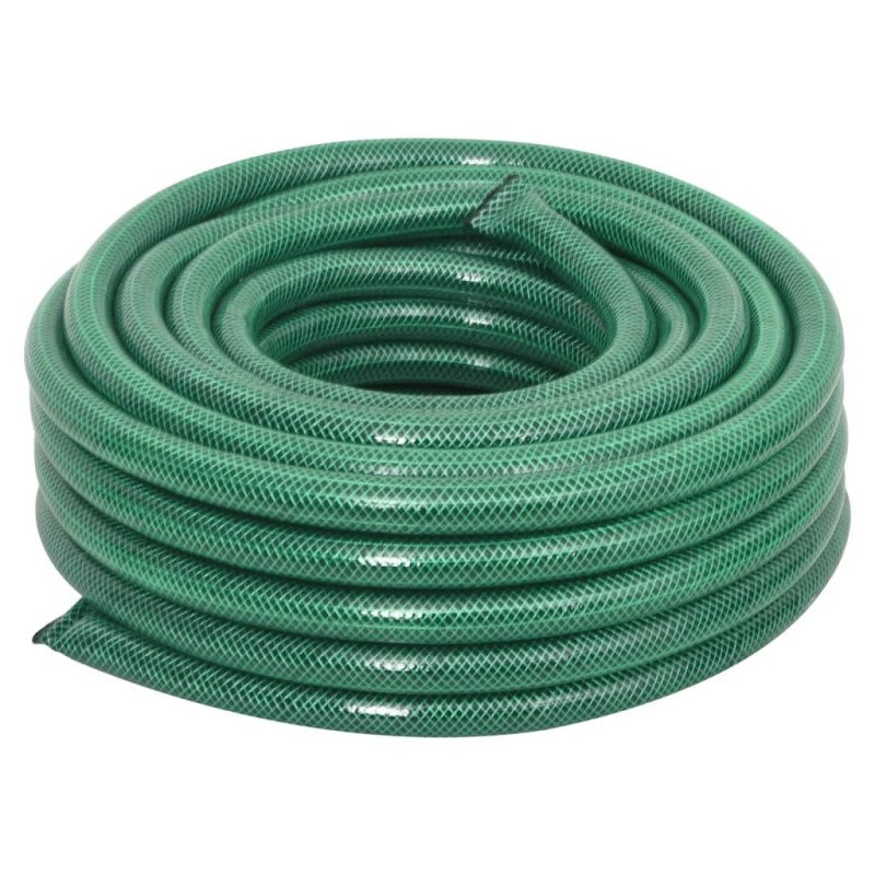 vidaXL Záhradná hadica so sadou armatúr, zelená 0,9" 50 m, PVC