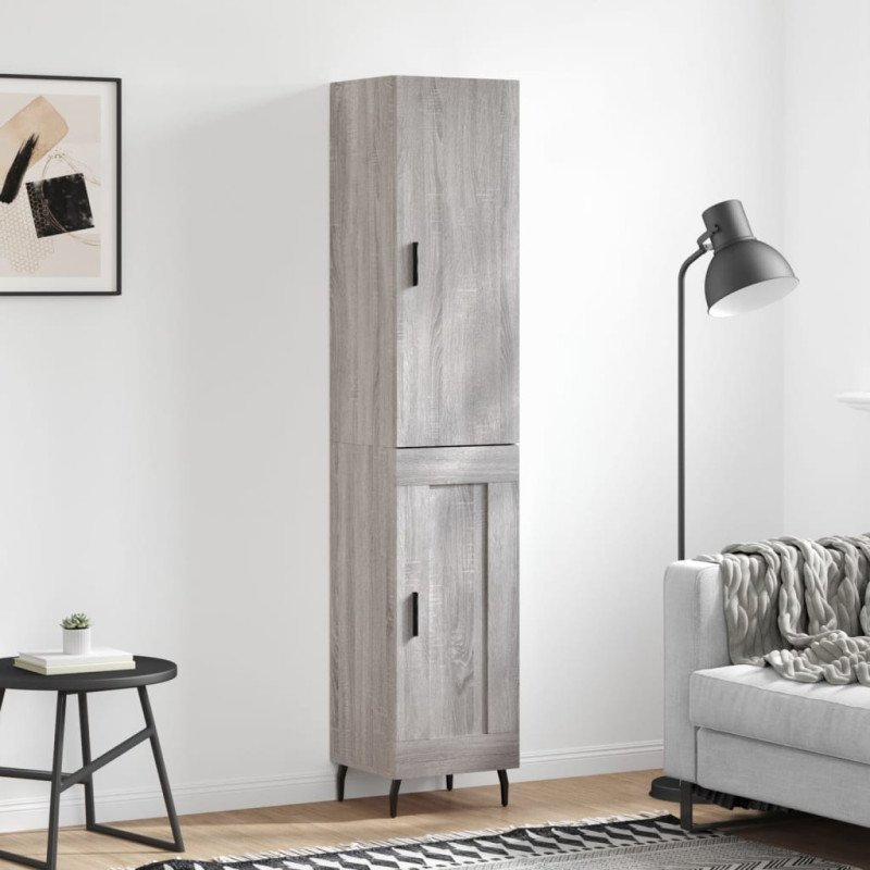 vidaXL Vysoká skrinka dub sonoma 34,5x34x180 cm spracované drevo