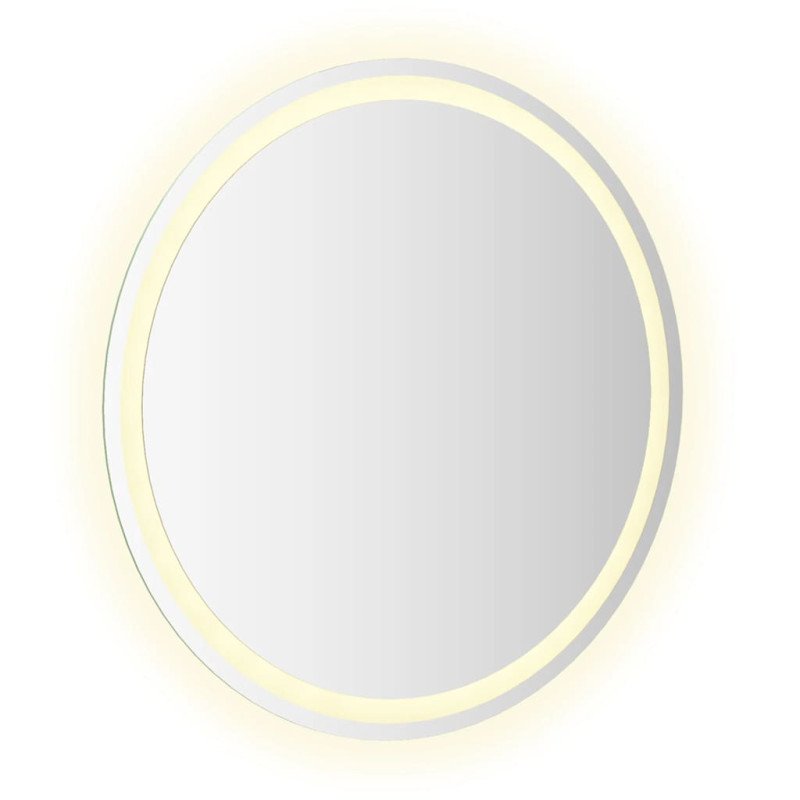 vidaXL LED kúpeľňové zrkadlo 70 cm okrúhle