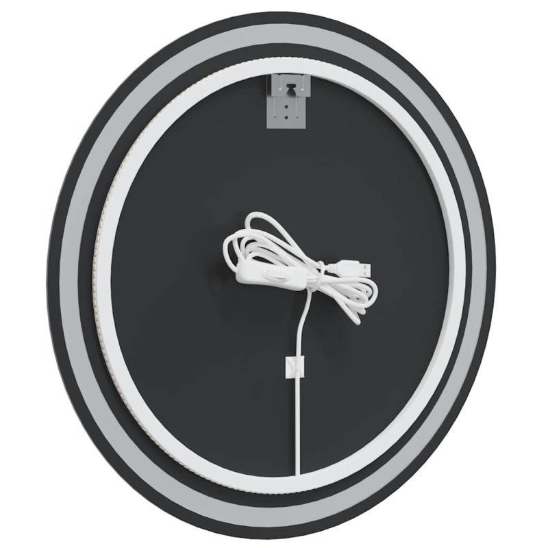 vidaXL LED kúpeľňové zrkadlo 70 cm okrúhle