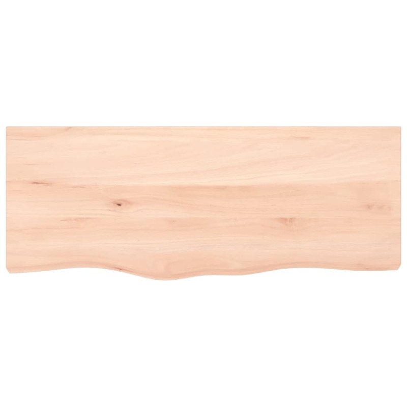 vidaXL Stolová doska 100x40x(2-4) cm neošetrený dubový masív