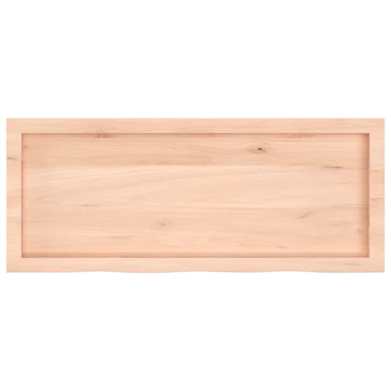 vidaXL Stolová doska 100x40x(2-4) cm neošetrený dubový masív