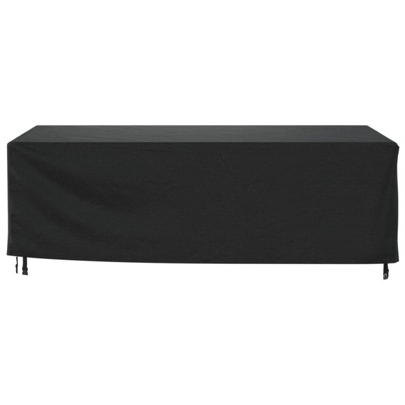vidaXL Poťah na záhradný nábytok čierny 229x113x73 cm vodotesný 420D