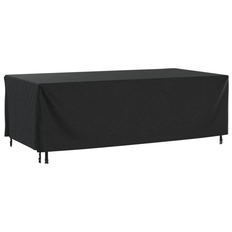 vidaXL Poťah na záhradný nábytok čierny 229x113x73 cm vodotesný 420D