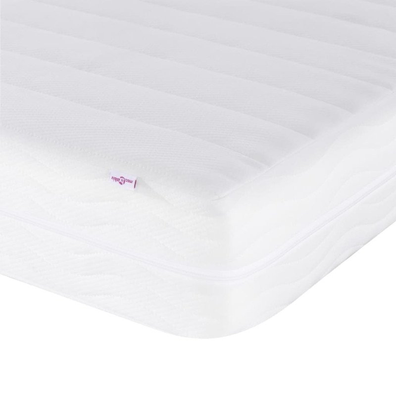 vidaXL Penový matrac biely 80x200 cm tvrdosť H2 H3