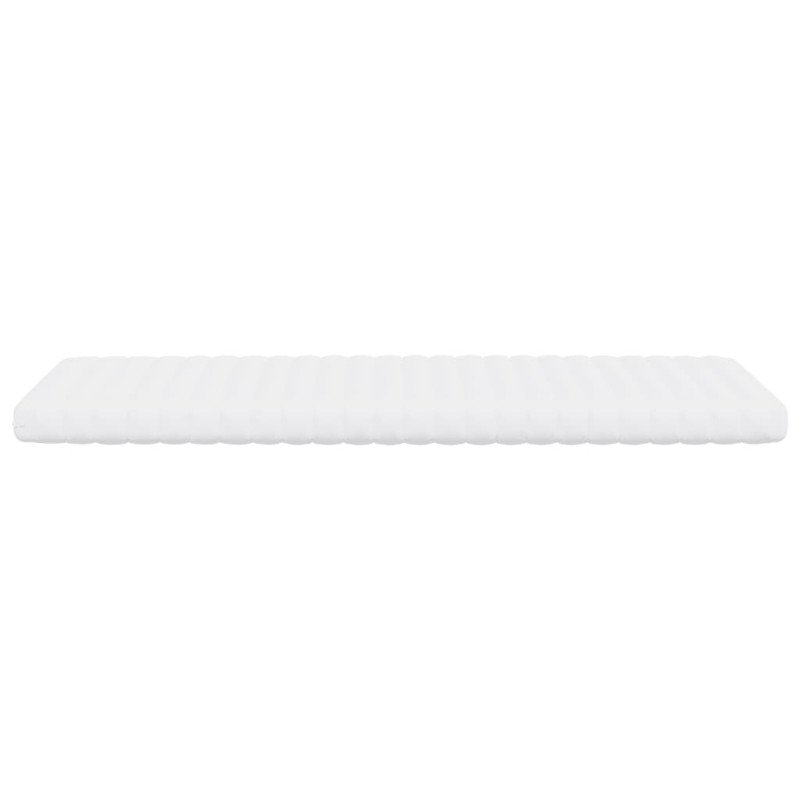 vidaXL Penový matrac biely 90x200 cm 7 zón tvrdosť 20 ILD