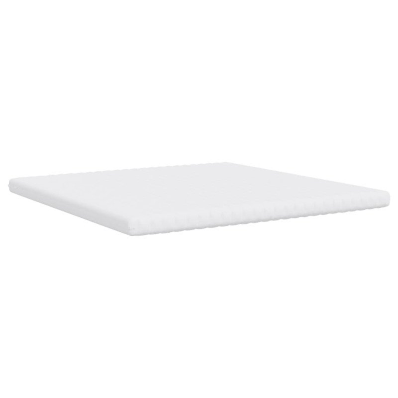 vidaXL Penový matrac biely 200x200 cm 7 zón tvrdosť 20 ILD
