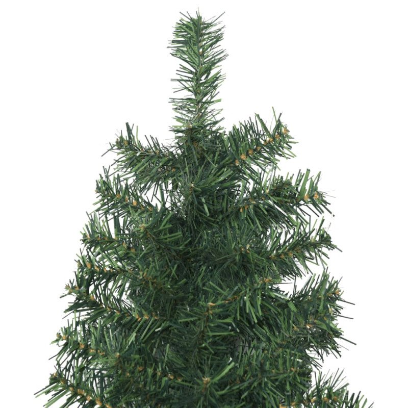 vidaXL Úzky vianočný stromček so stojanom 300 cm PVC