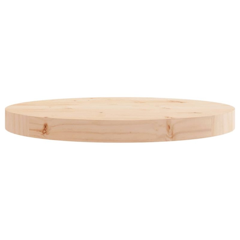 vidaXL Stolová doska okrúhla Ø40x3 cm masívna borovica