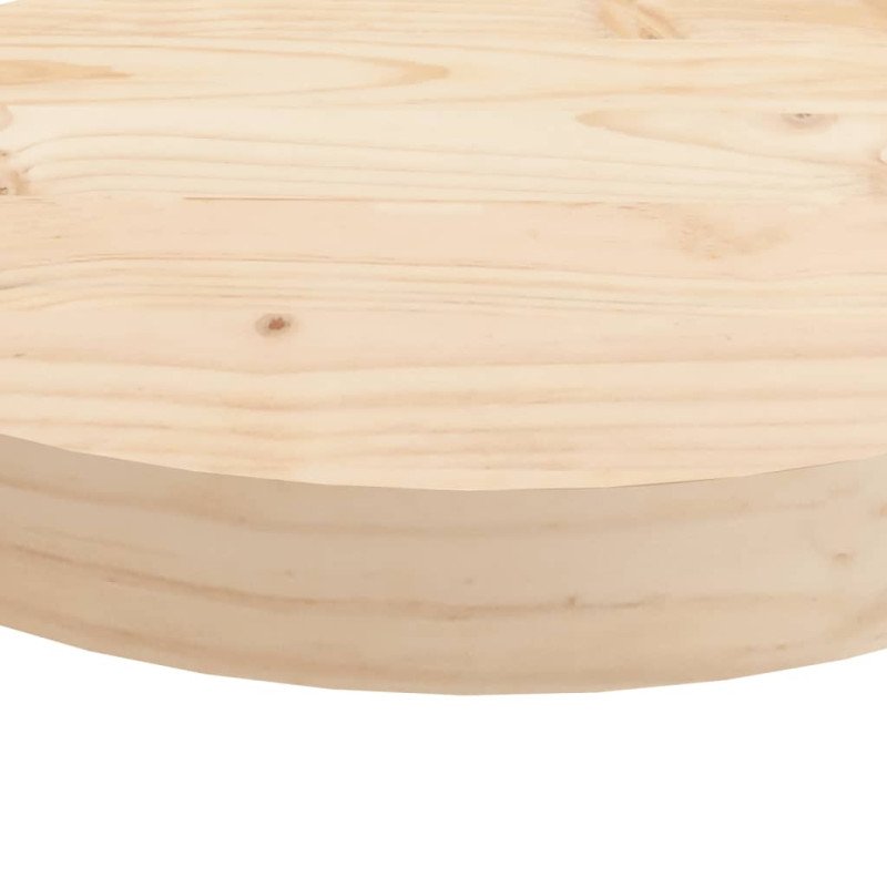 vidaXL Stolová doska okrúhla Ø40x3 cm masívna borovica
