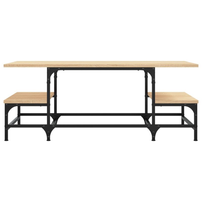 vidaXL Konferenčný stolík dub sonoma 100x50,5x40 cm kompozitné drevo