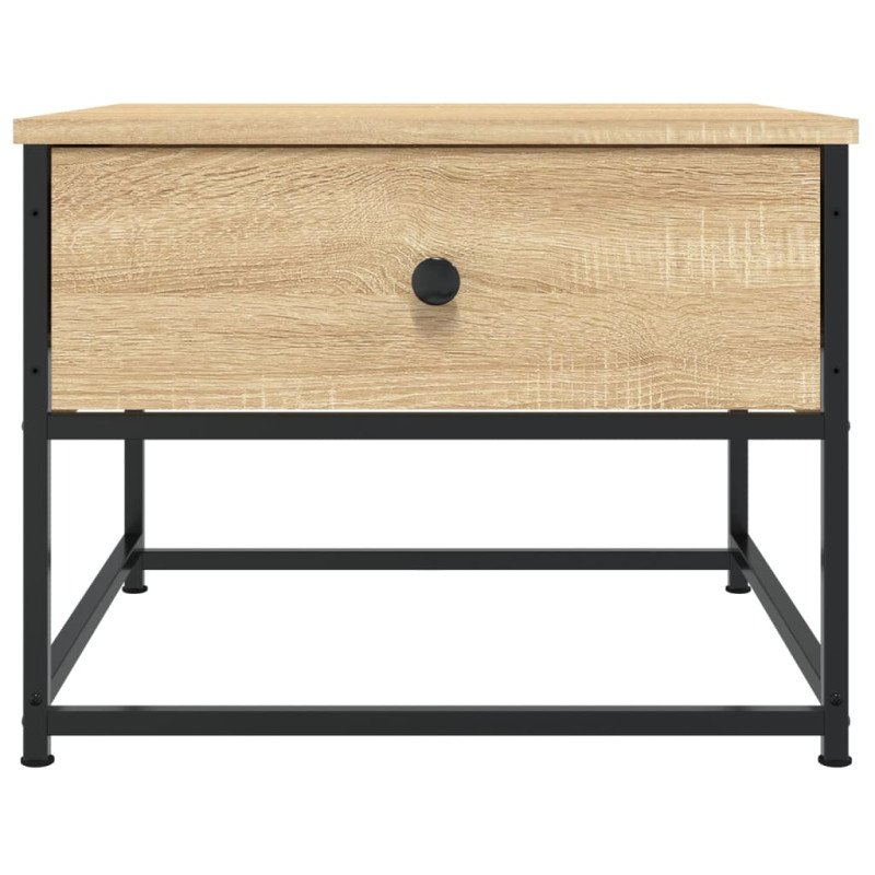 vidaXL Konferenčný stolík dub sonoma 51x51x40 cm kompozitné drevo