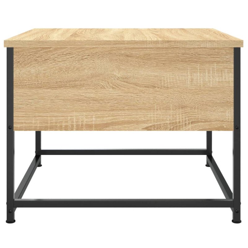 vidaXL Konferenčný stolík dub sonoma 51x51x40 cm kompozitné drevo