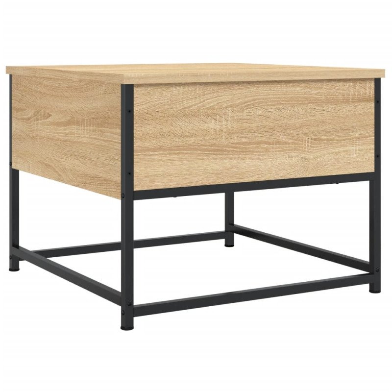 vidaXL Konferenčný stolík dub sonoma 51x51x40 cm kompozitné drevo