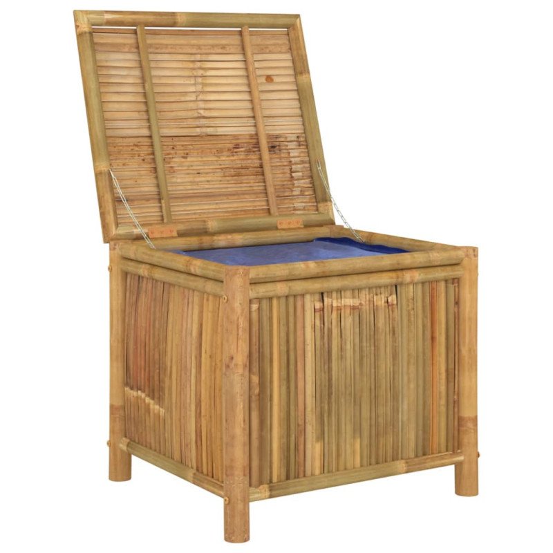 vidaXL Záhradný úložný box 60x52x55 cm bambus