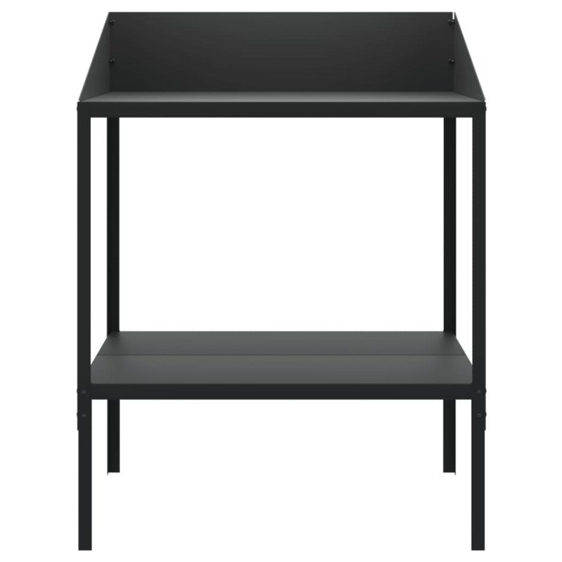 vidaXL Stojan na rastliny antracitový 75,5x54,5x100cm pozinkovaná oceľ