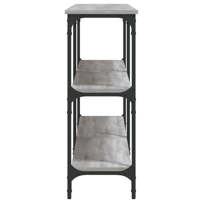 vidaXL Konzolový stolík sivý sonoma 200x29x75 cm kompozitné drevo