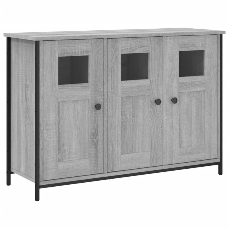 vidaXL Komoda sivá sonoma 100x35x70 cm kompozitné drevo