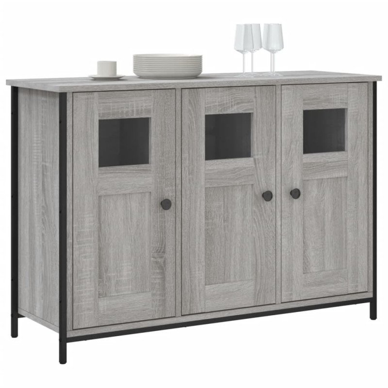 vidaXL Komoda sivá sonoma 100x35x70 cm kompozitné drevo