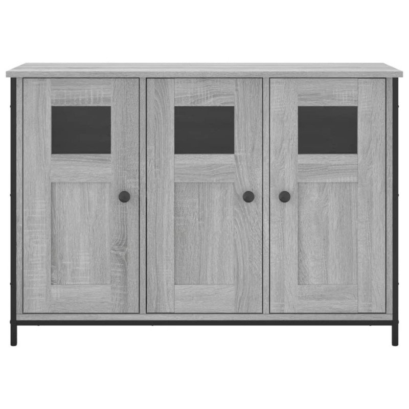 vidaXL Komoda sivá sonoma 100x35x70 cm kompozitné drevo