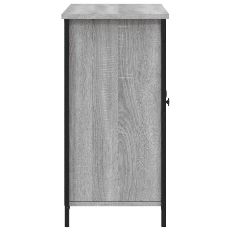 vidaXL Komoda sivá sonoma 100x35x70 cm kompozitné drevo