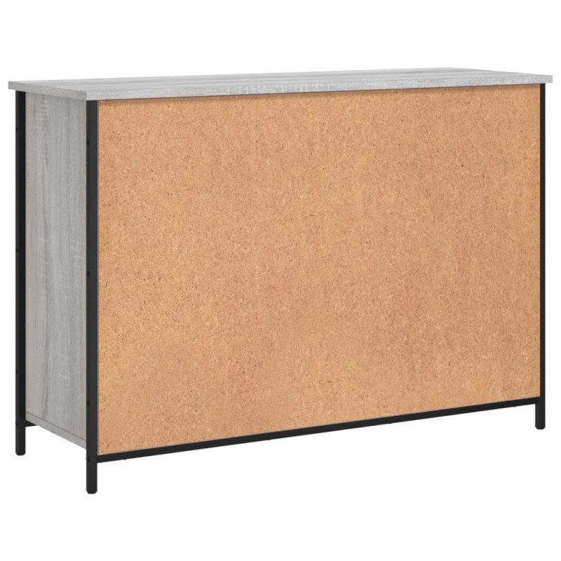 vidaXL Komoda sivá sonoma 100x35x70 cm kompozitné drevo
