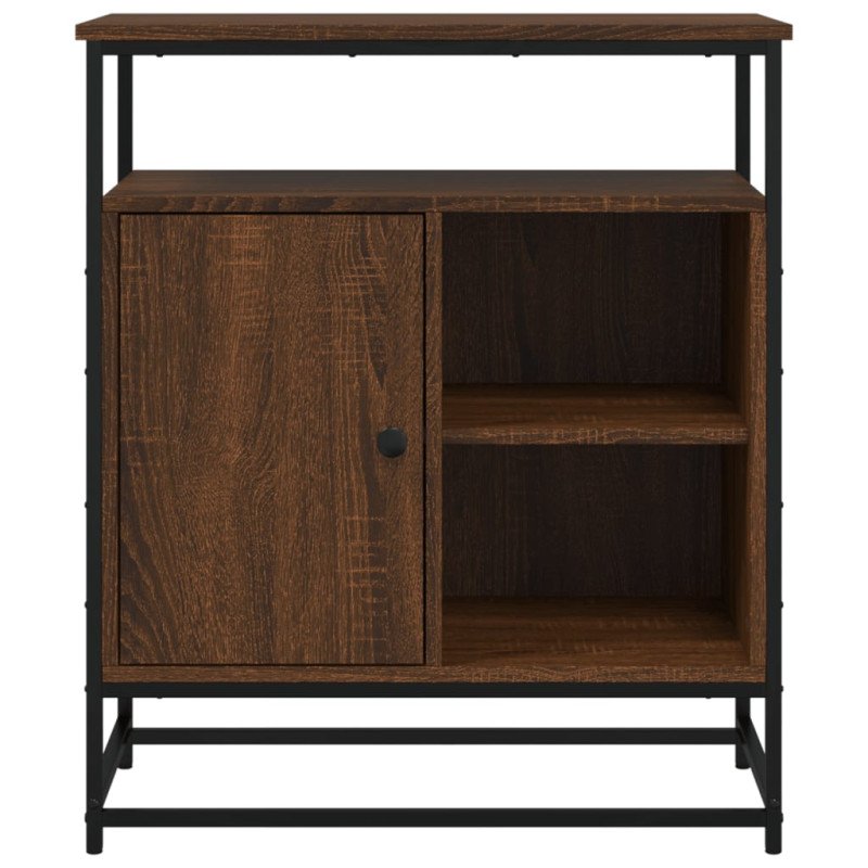 vidaXL Komoda hnedý dub 69x35x80 cm kompozitné drevo