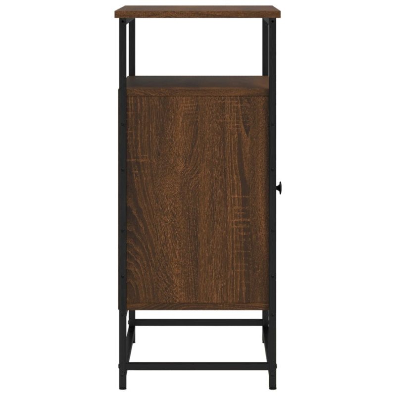 vidaXL Komoda hnedý dub 69x35x80 cm kompozitné drevo