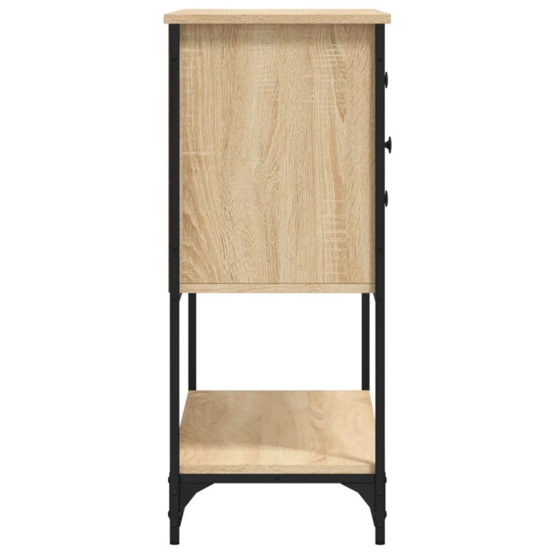 vidaXL Komoda dub sonoma 100x33x75 cm kompozitné drevo