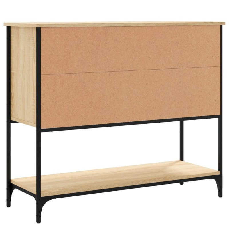 vidaXL Komoda dub sonoma 100x33x75 cm kompozitné drevo