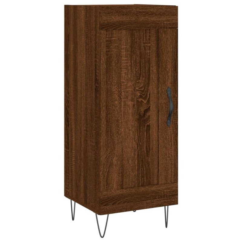vidaXL Vysoká skrinka hnedý dub 34,5x34x180 cm spracované drevo