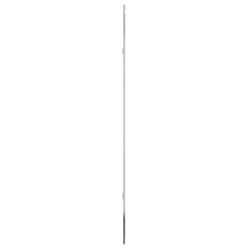 vidaXL Nástenné zrkadlo strieborné 100x45 cm oválne