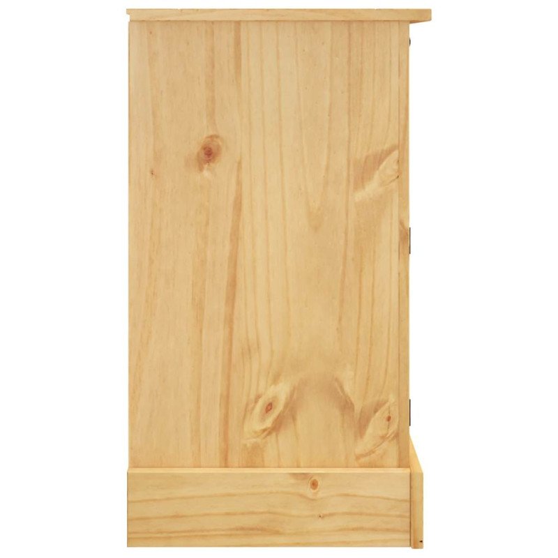 vidaXL Komoda Corona, hnedá 112x43x78 cm, masívna mexická borovica