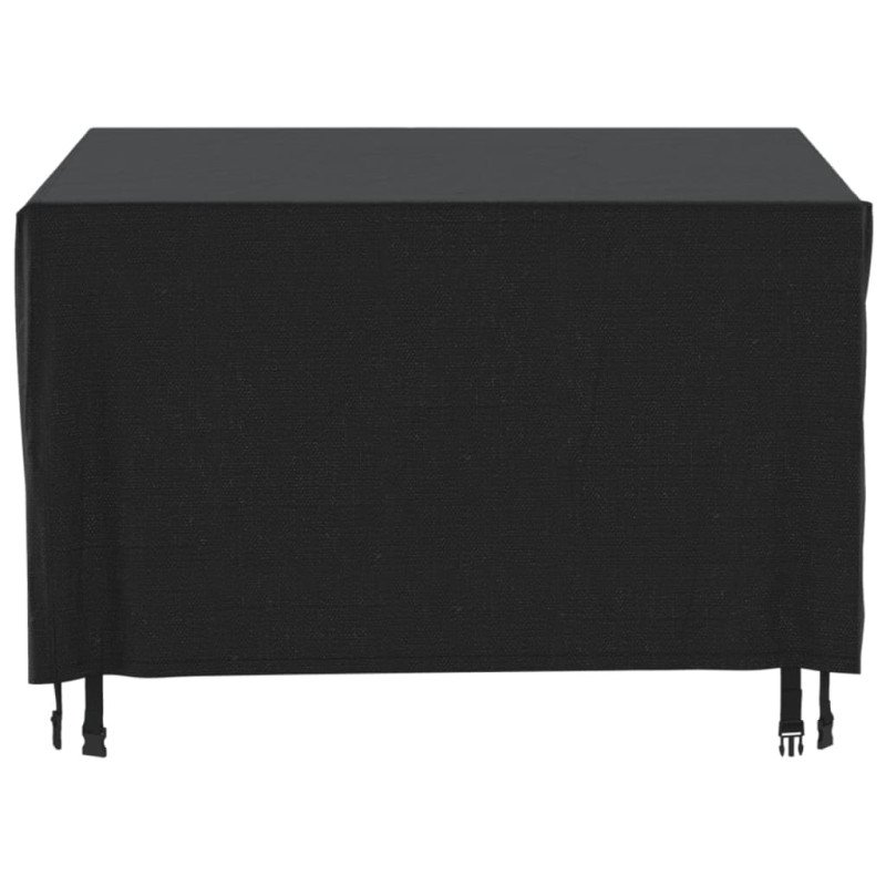 vidaXL Poťah na záhradný nábytok čierny 113x113x73 cm vodotesný 420D