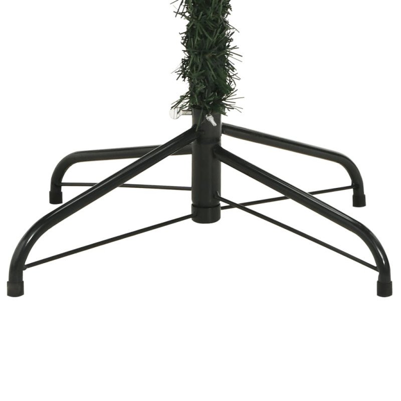 vidaXL Umelý výklopný vianočný stromček so šiškami 180 cm