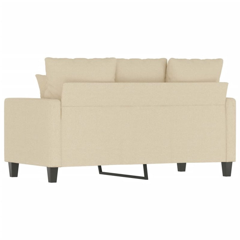 vidaXL 2-miestna pohovka krémová 120 cm látka