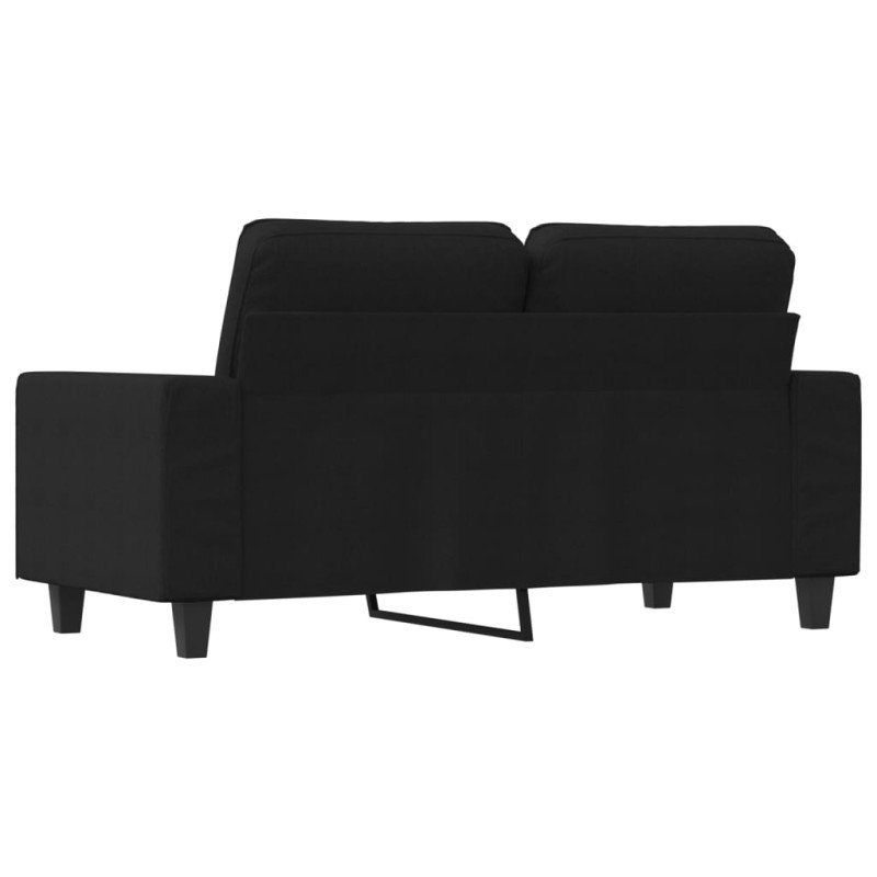vidaXL 2-miestna pohovka čierna 120 cm látka