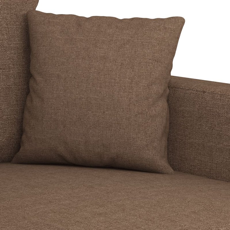 vidaXL Jednomiestna pohovka, hnedá 60 cm, látka