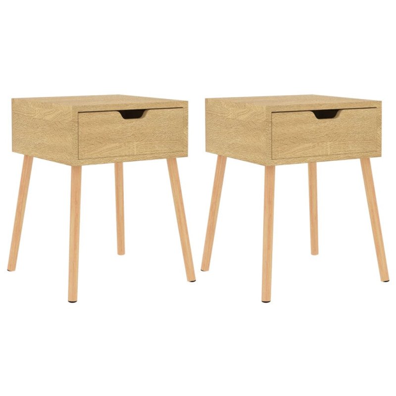 vidaXL Nočné stolíky 2 ks dub sonoma 40x40x56 cm drevotrieska