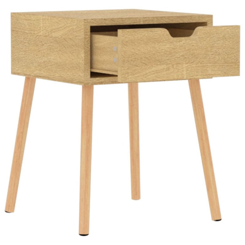 vidaXL Nočné stolíky 2 ks dub sonoma 40x40x56 cm drevotrieska