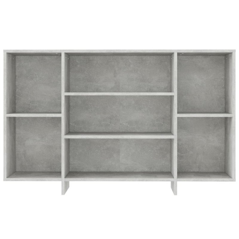 vidaXL Komoda betónovo-sivá 120x30x75 cm drevotrieska