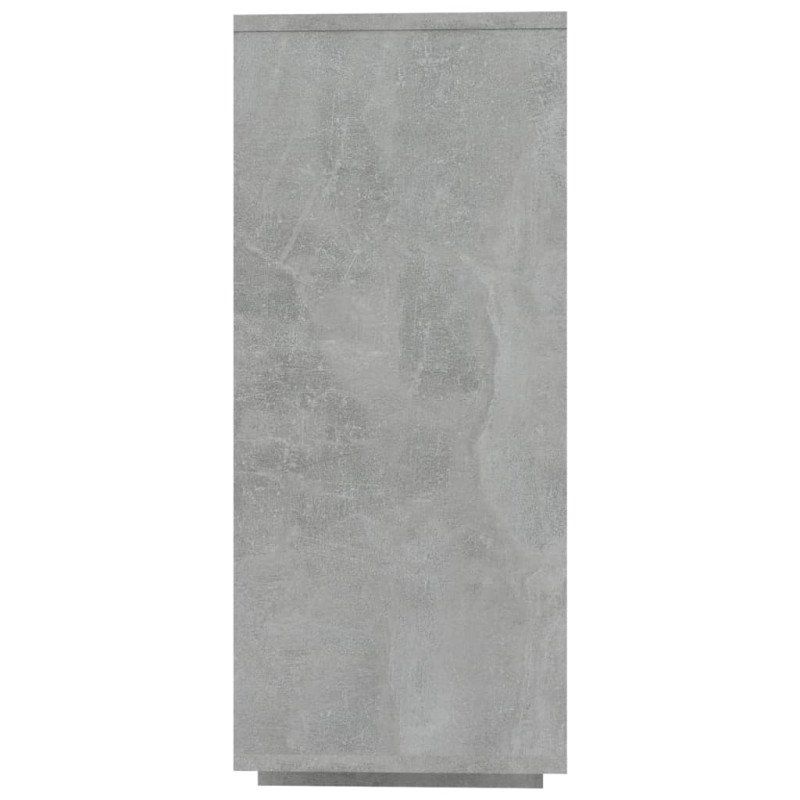 vidaXL Komoda betónovo-sivá 120x30x75 cm drevotrieska