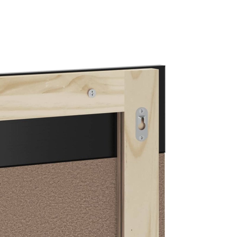 vidaXL 2-dielna sada kúpeľňového nábytku BERG čierna masívna borovica