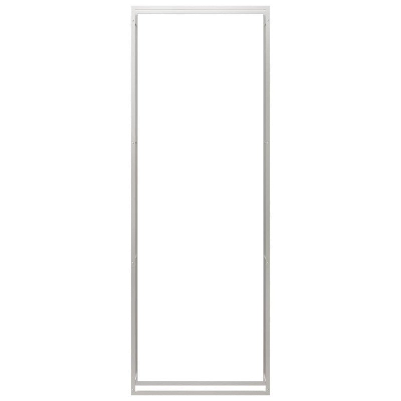 vidaXL Stojan na krbové drevo 110x28x312 cm nehrdzavejúca oceľ