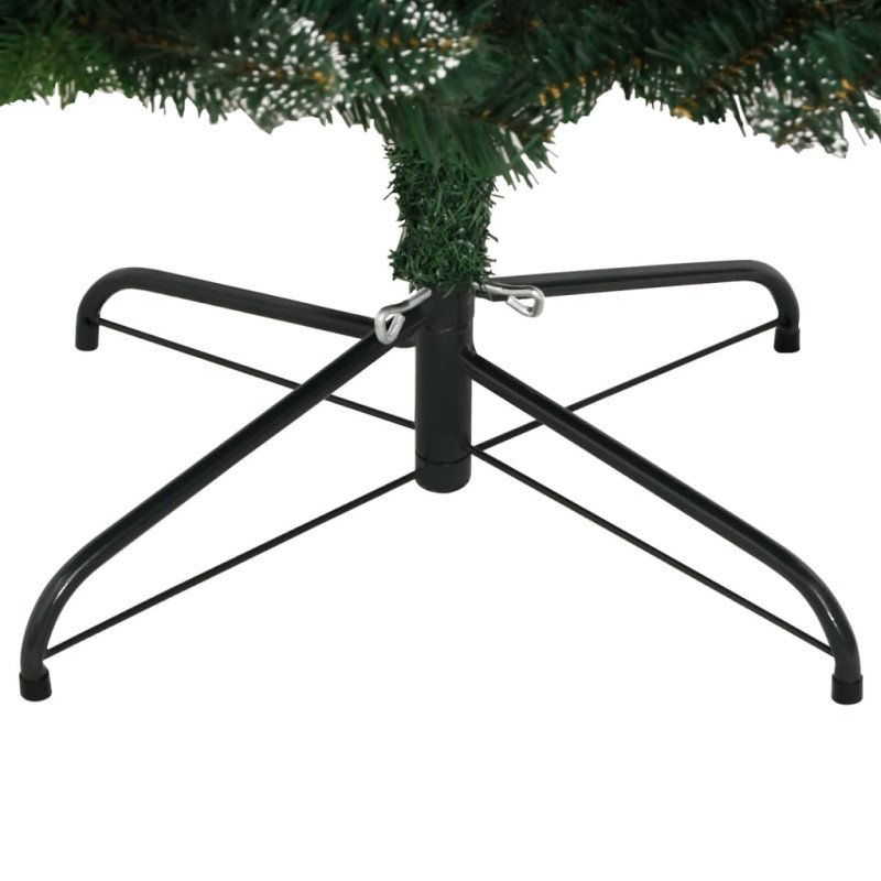 vidaXL Umelý skladací vianočný stromček s červenými bobuľami 120 cm